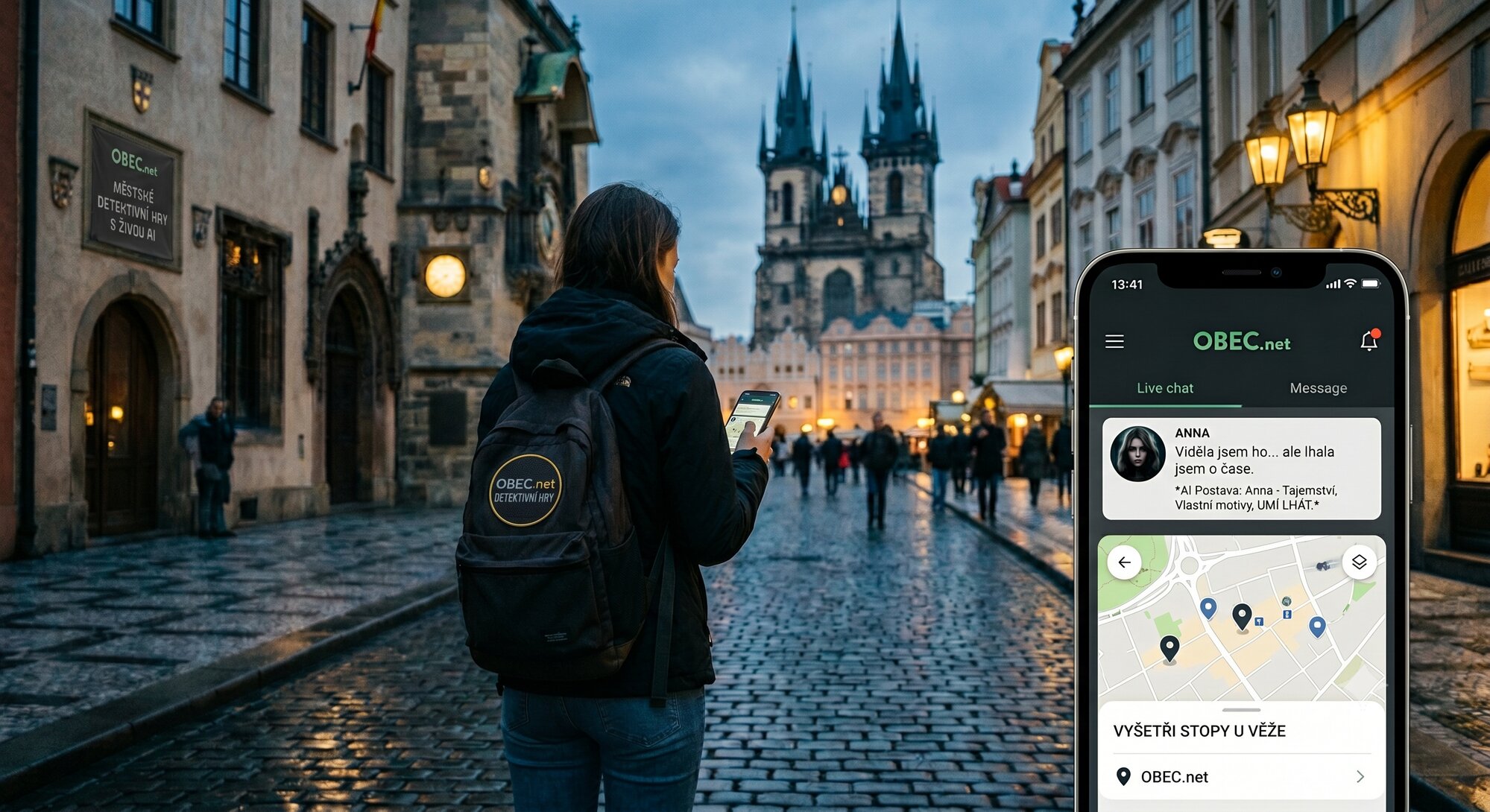 OBEC.net venkovní AI hra